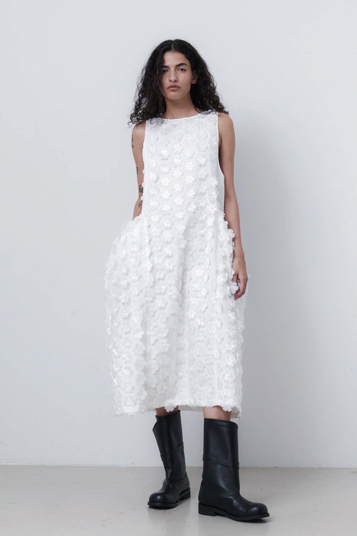 FLOWER LONG OPS - WHITE