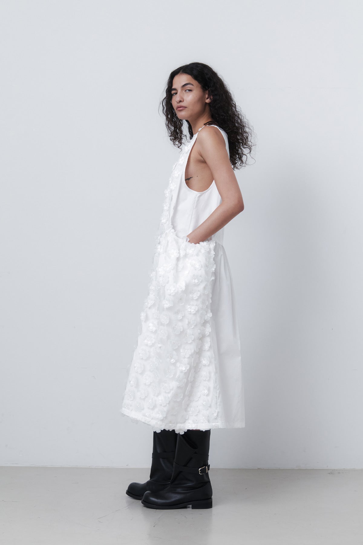 FLOWER LONG OPS - WHITE