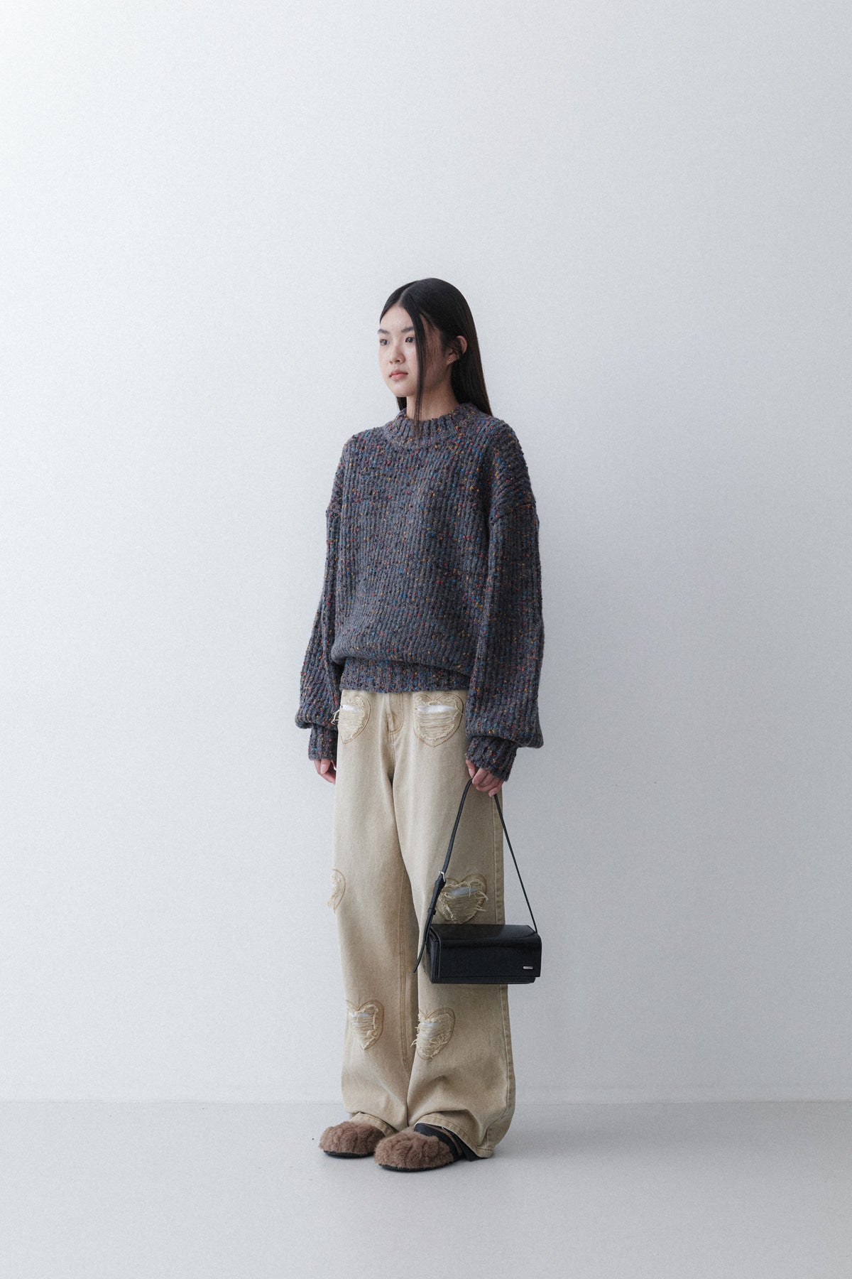 DOUGHNUT KNIT - GREY