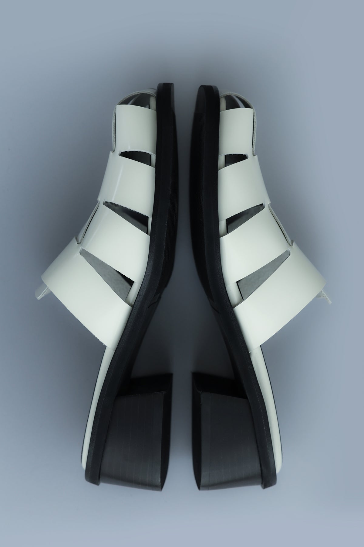 CUBE HEEL - IVORY