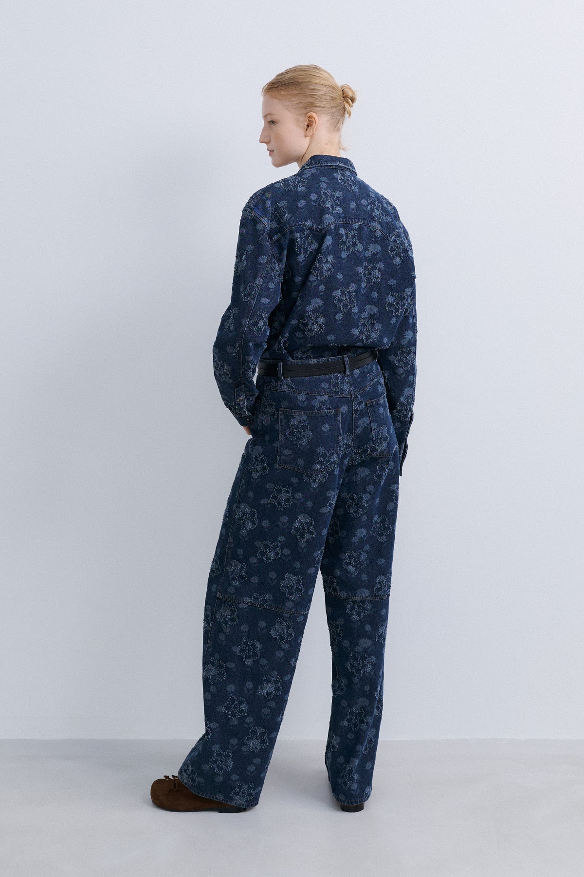 FLOWER DENIM - TIN BLUE