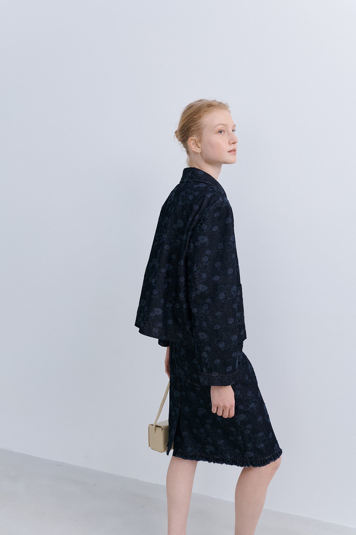 TULIP JACKET - FLOWER DENIM