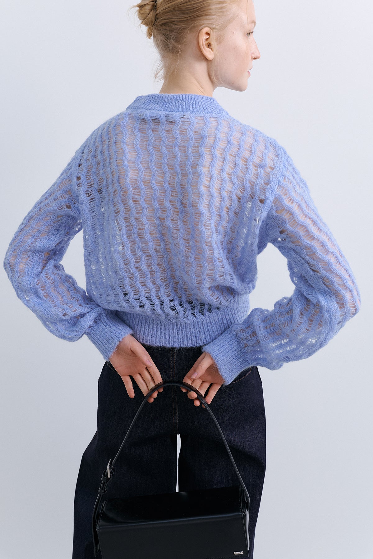 SUMMER WOOL COLOR KNIT - BLUE