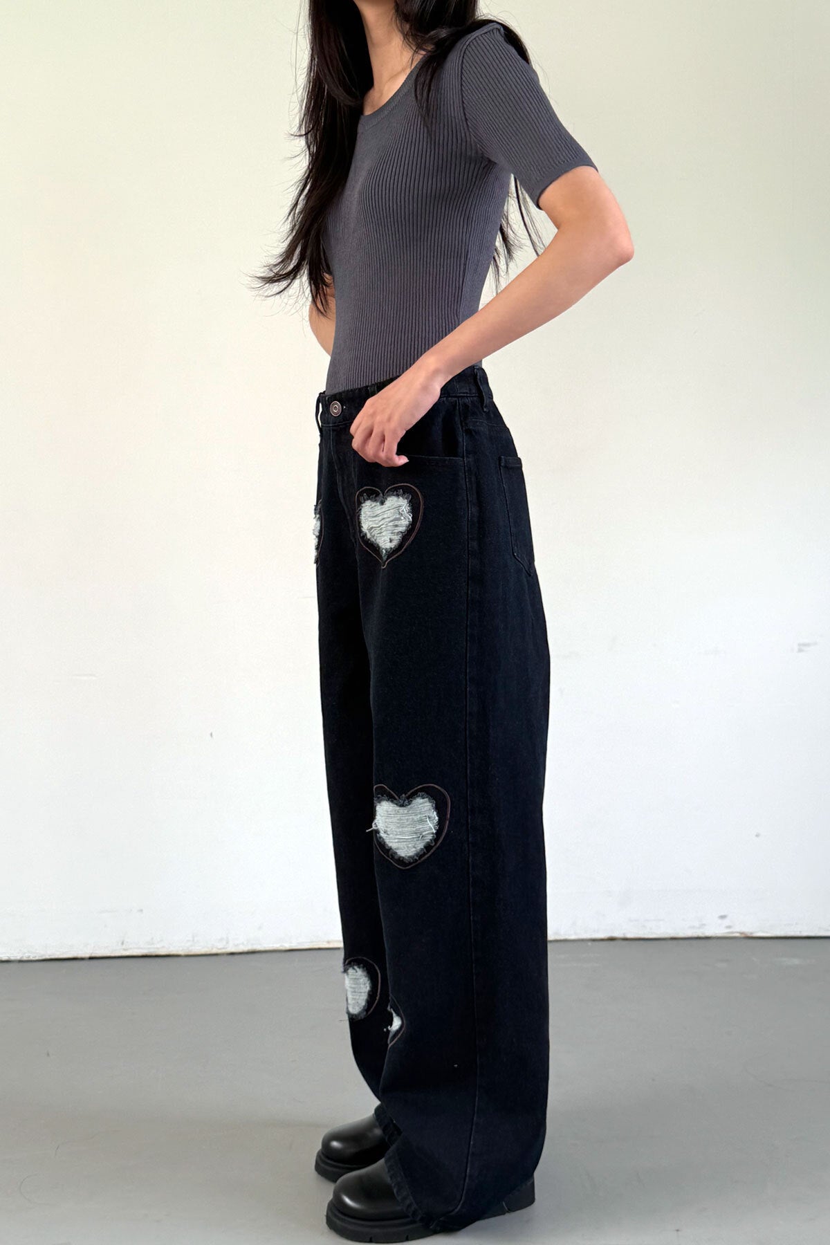 HEART DENIM (3COLORS)
