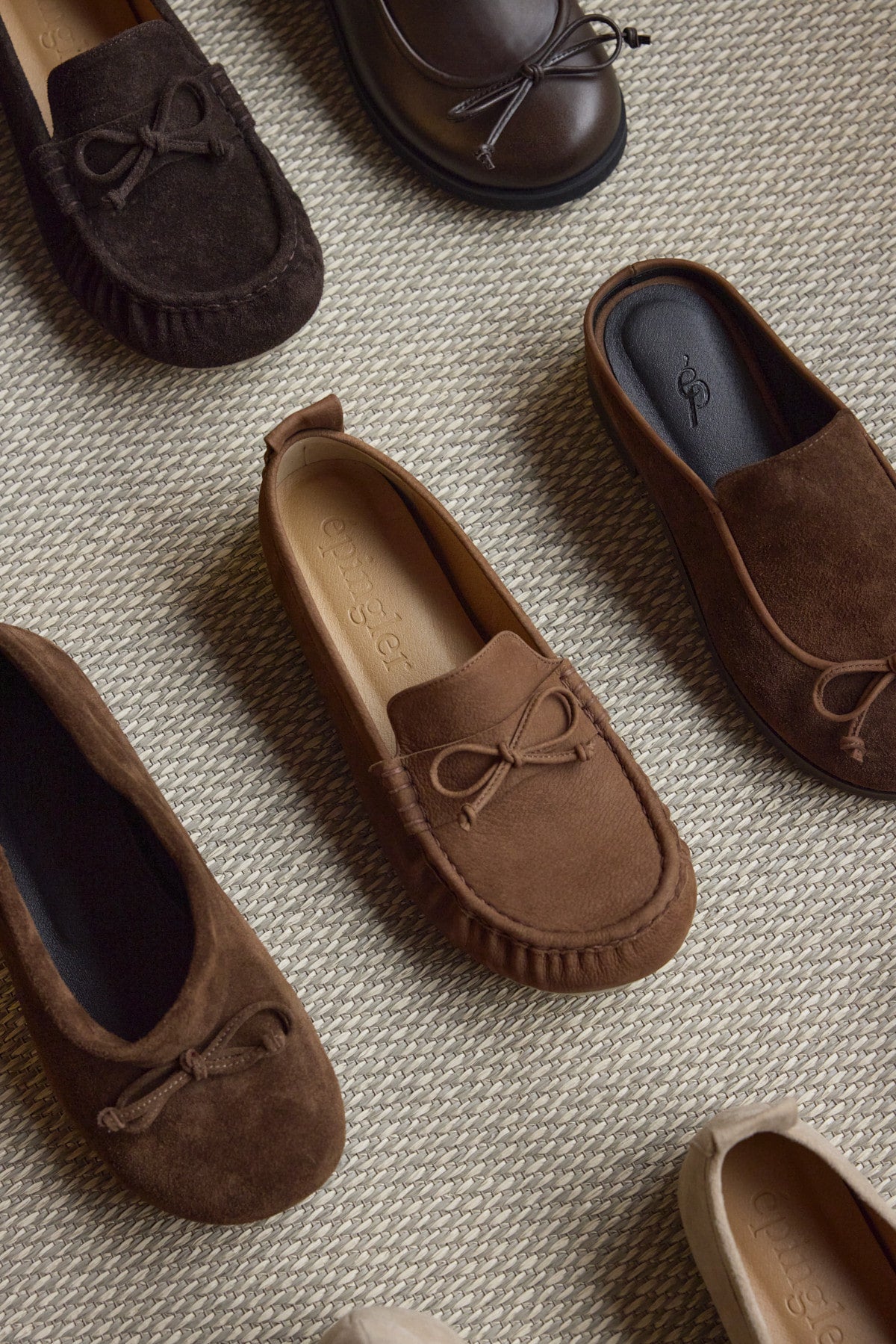 WRINKLED LOAFER TOE - SUEDE CAMEL