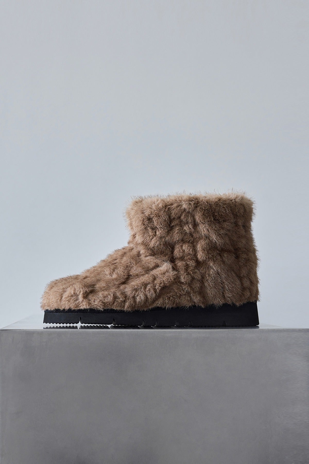 FOFO BOOTS SHORT - KNITTED FUR