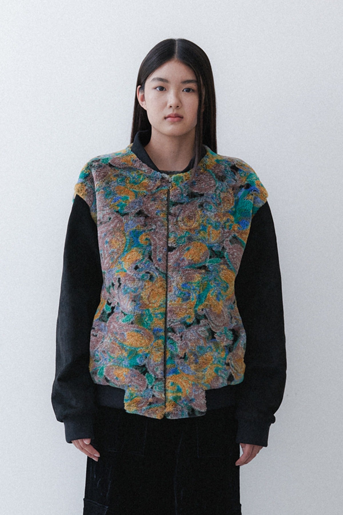 BASEBALL JUMPER - FUR COLORFULLY
