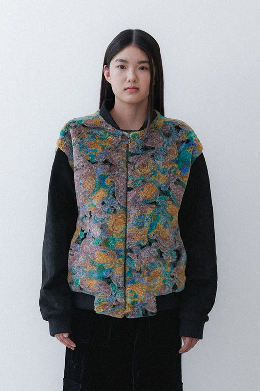 BASEBALL JUMPER - FUR COLORFULLY