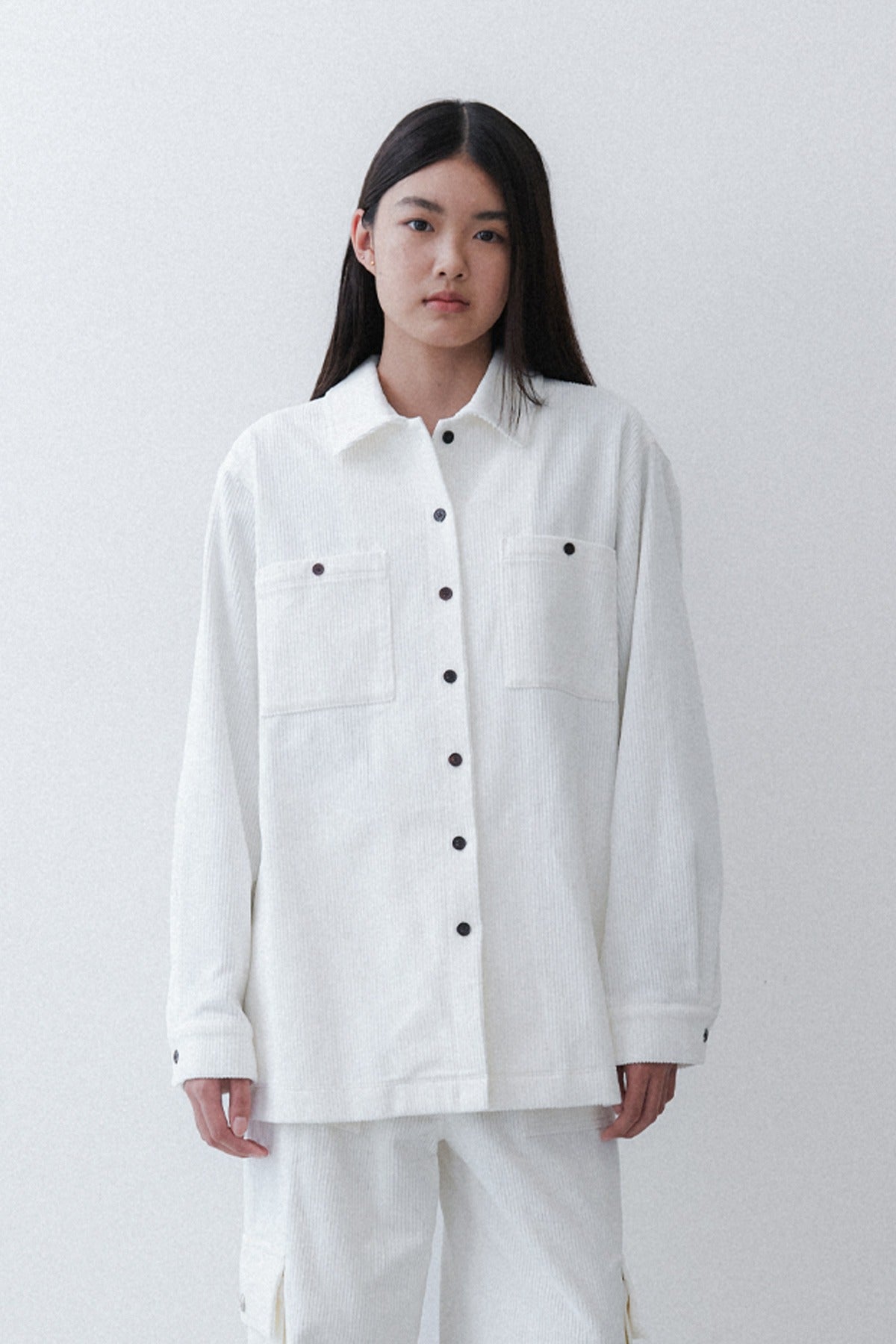 POCKET BOX SHIRT - CREAM