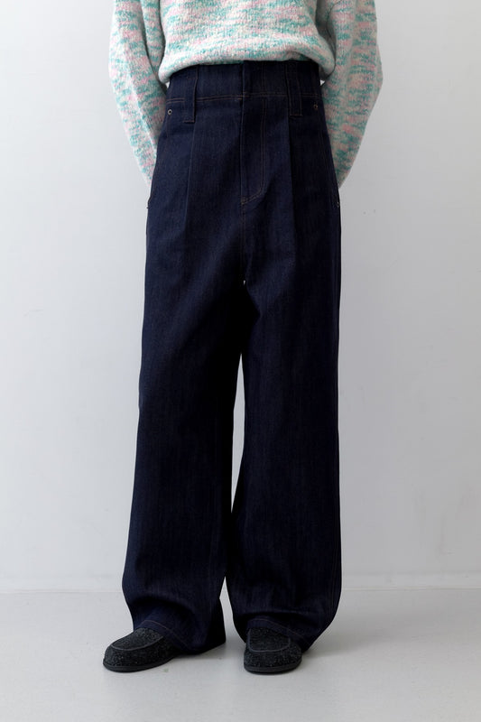 STITCHED DENIM - NAVY