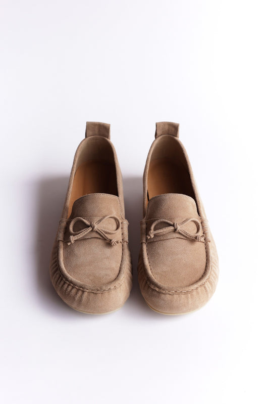 WRINKLED LOAFER TOE - DEEP BEIGE