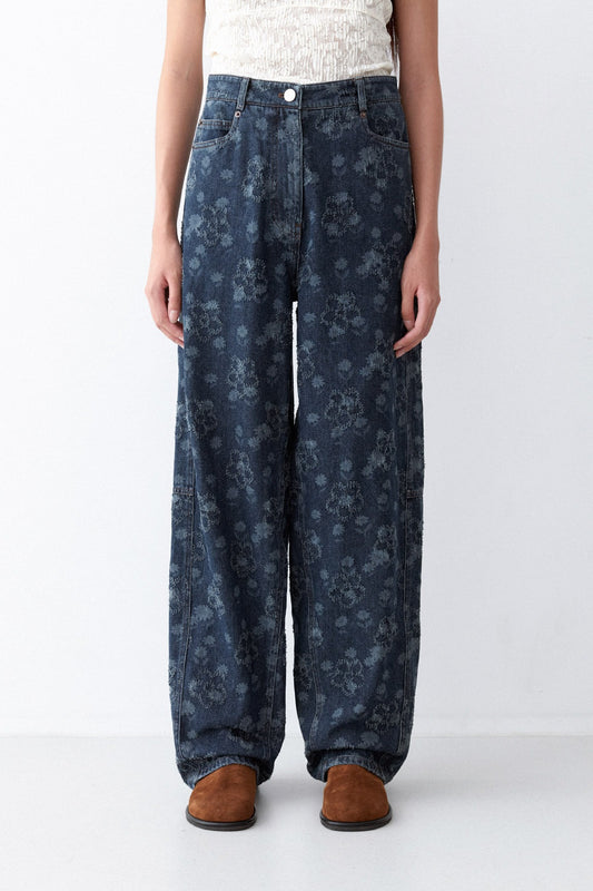 [RESTOCK - EARLY NOVEMBER DELIVERY] FLOWER DENIM - TIN BLUE