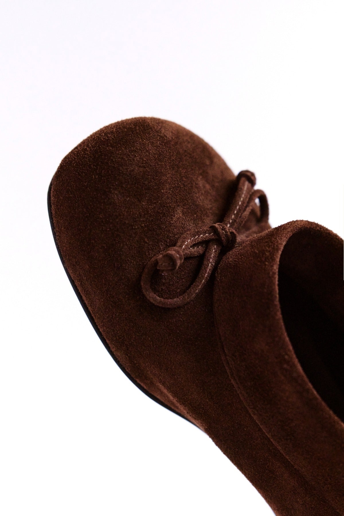 DUMPLING SHOE - SUEDE CAMEL