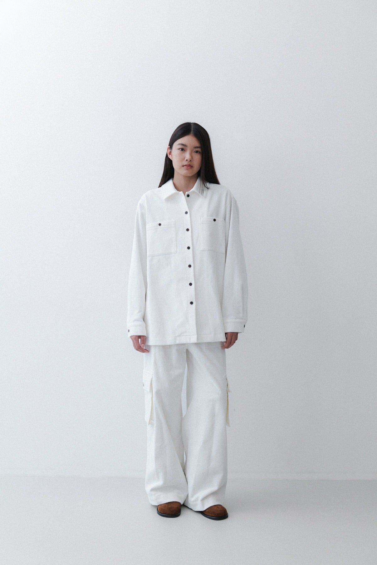 POCKET BOX SHIRT - CREAM