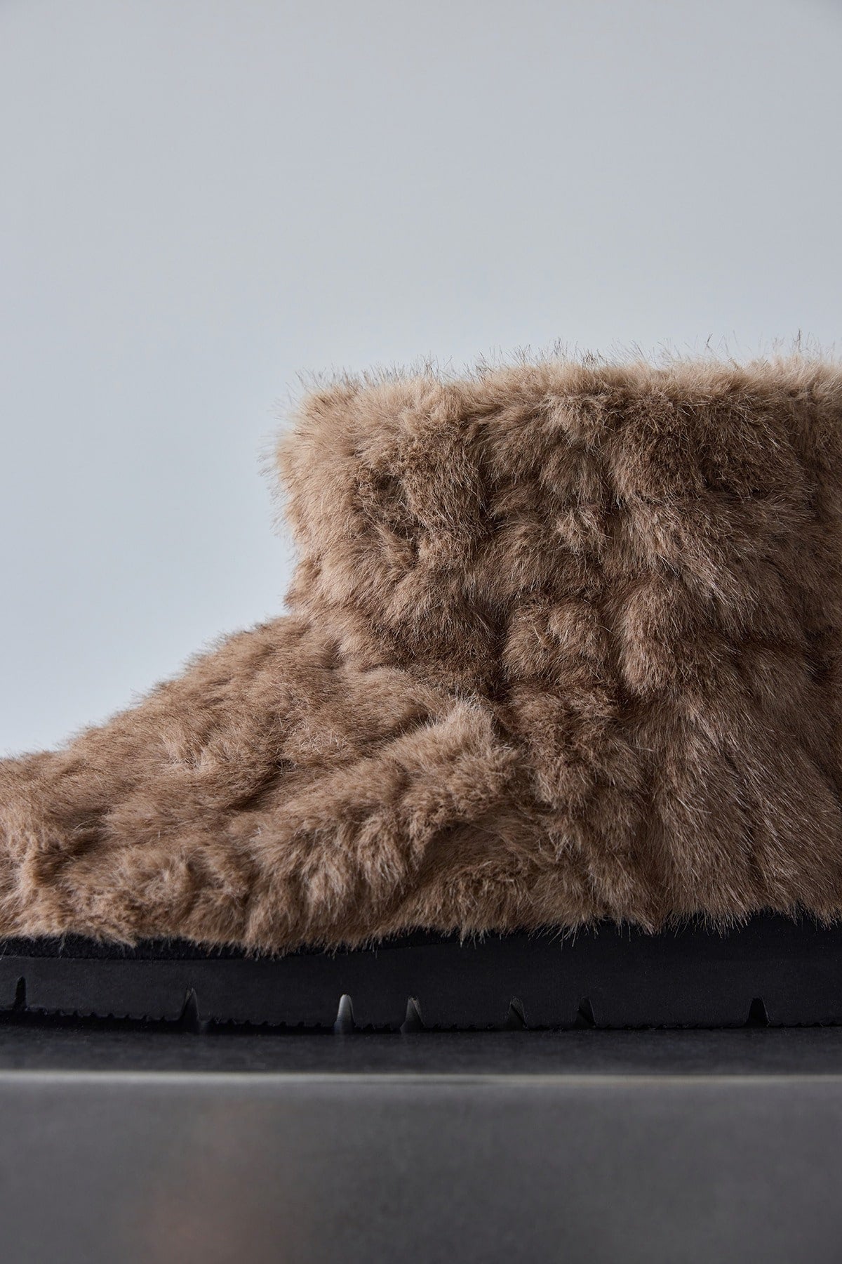 FOFO BOOTS SHORT - KNITTED FUR