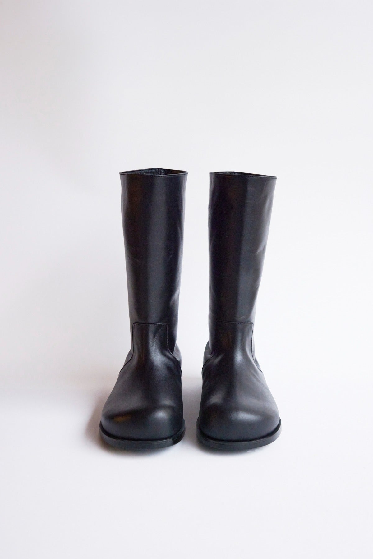 DUMPLING MIDDLE BOOTS - BLACK