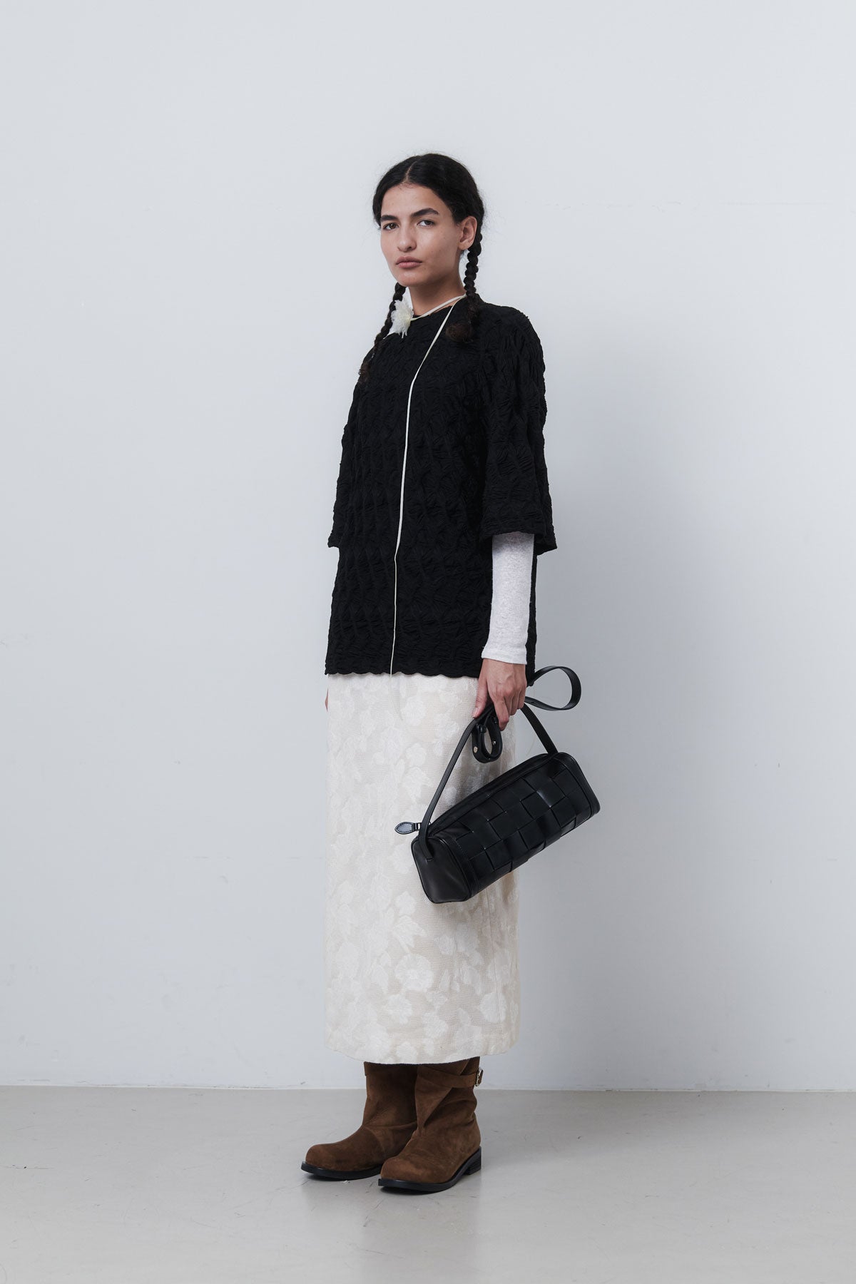 [EXCLUSIVE] JACQAURD H-SKIRT - FLOWER