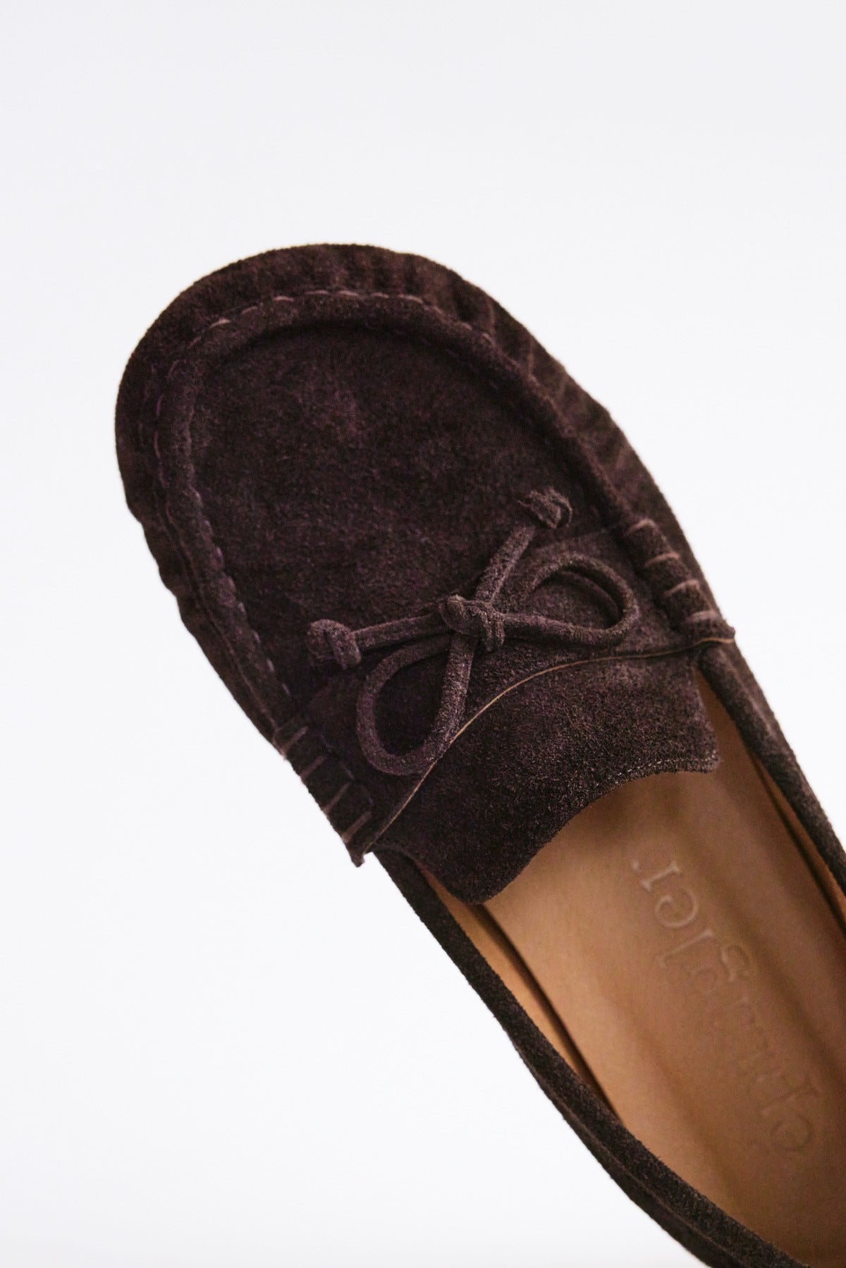 WRINKLED LOAFER TOE - SUEDE BROWN