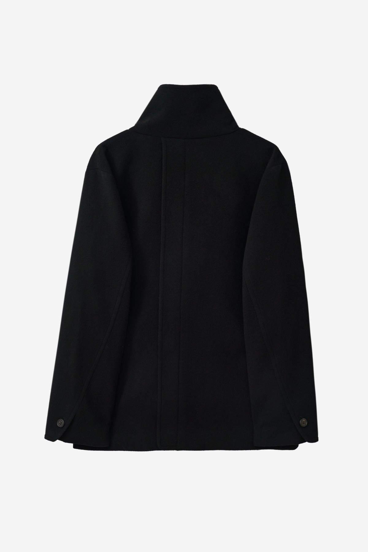 HALF DOUBLED COAT - CASH BLACK