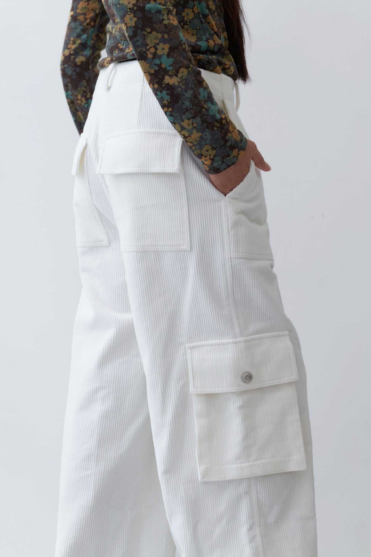 CARGO PANTS - IVORY