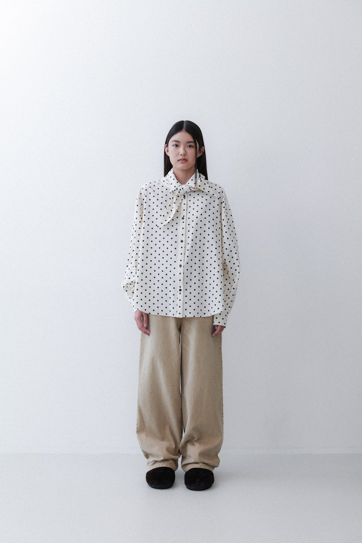 COLOR WASHED DENIM - COFFEE