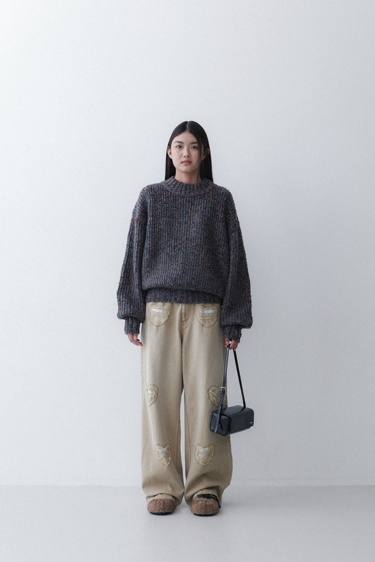 DOUGHNUT KNIT - GREY