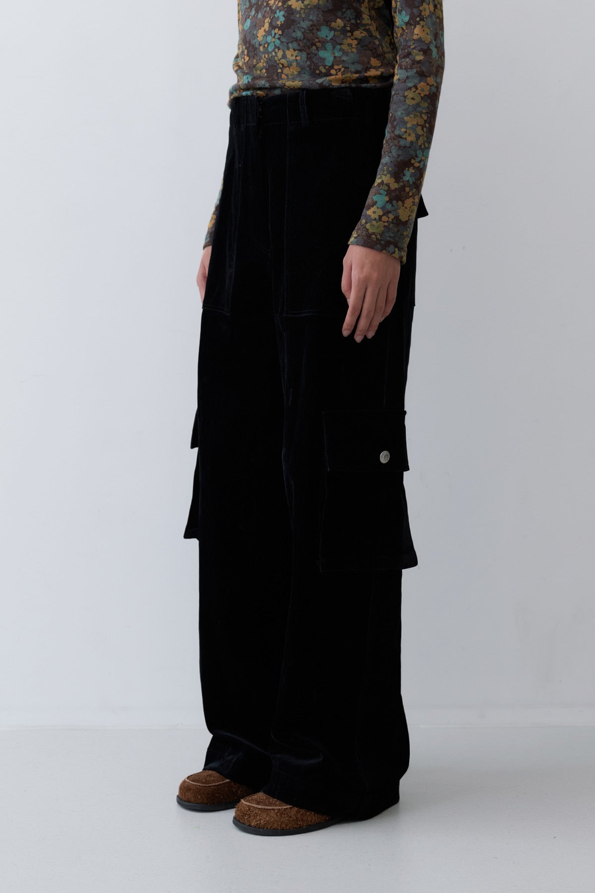 CARGO PANTS - VELVET DENIM