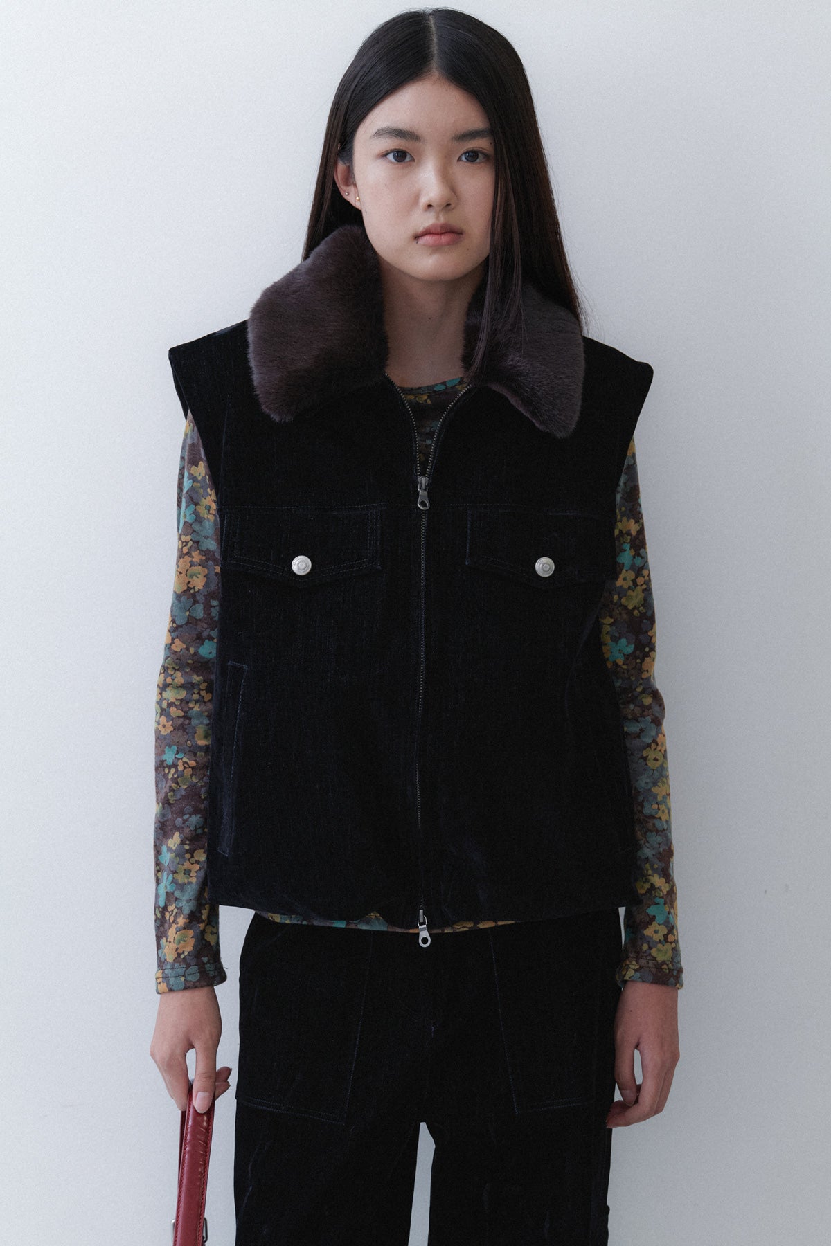 VEST JUPMER - VELVET DENIM