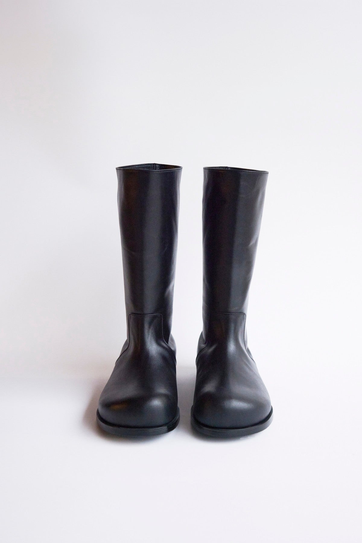 DUMPLING MIDDLE BOOTS - BLACK