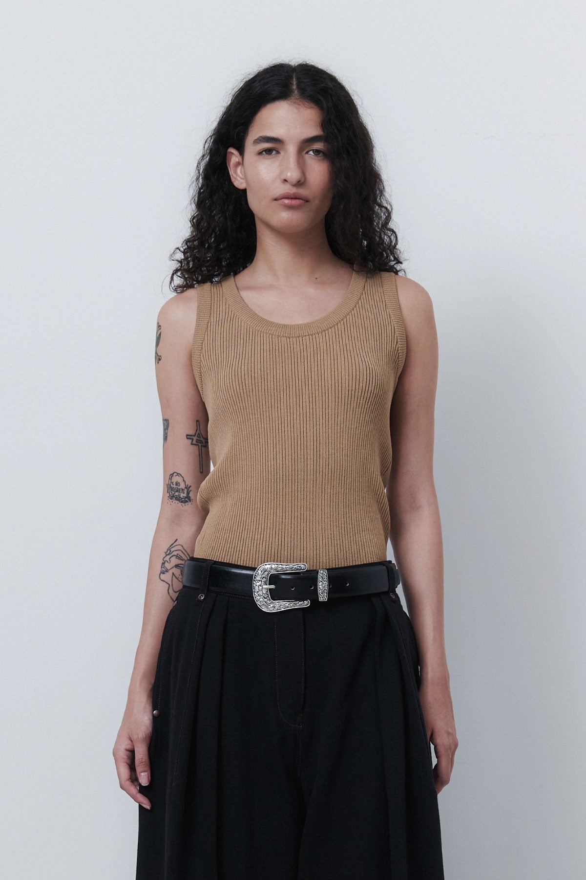 ROUND VEST KNIT (4COLORS)