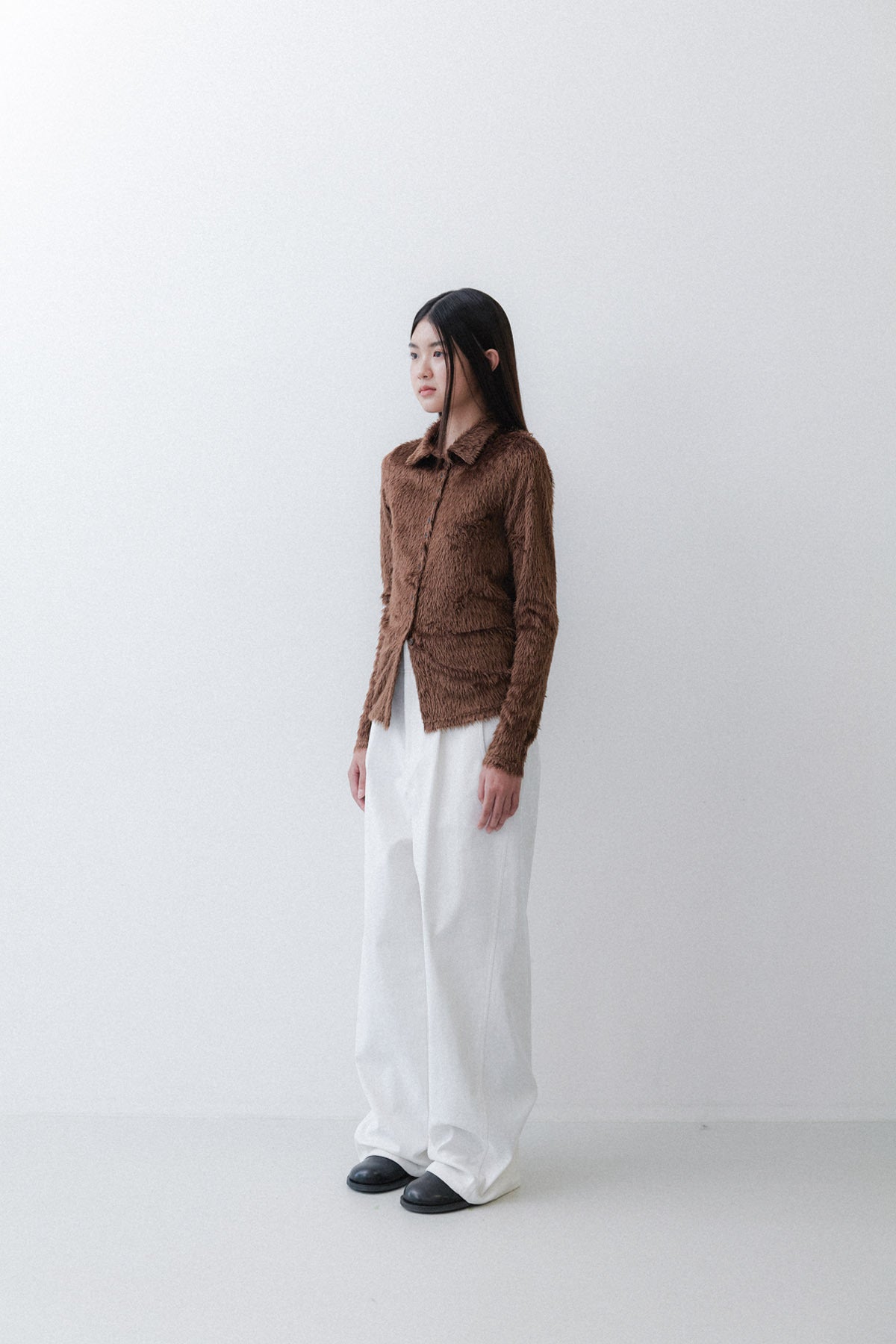 STITCHED DENIM - PEACHED IVORY