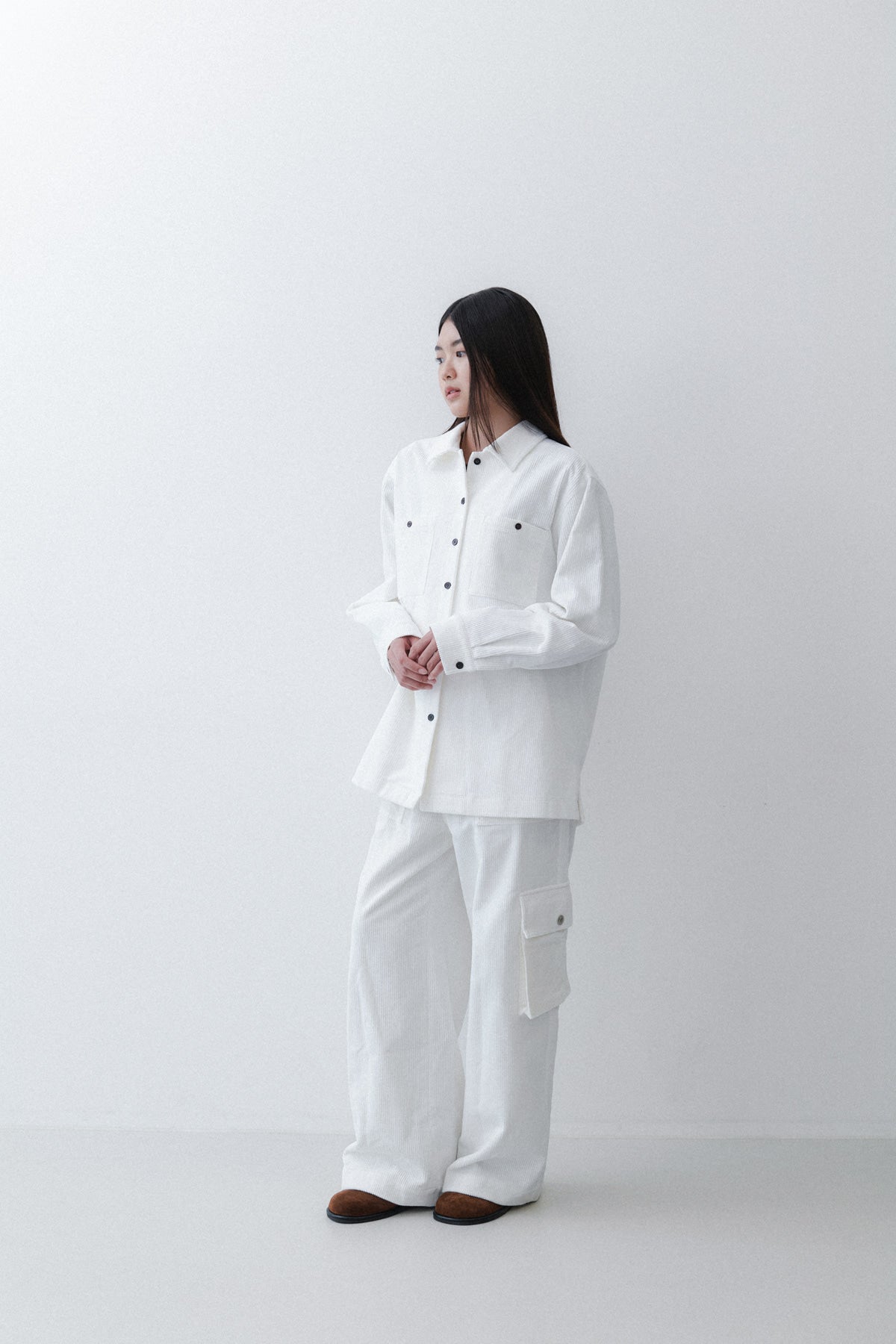 CARGO PANTS - IVORY
