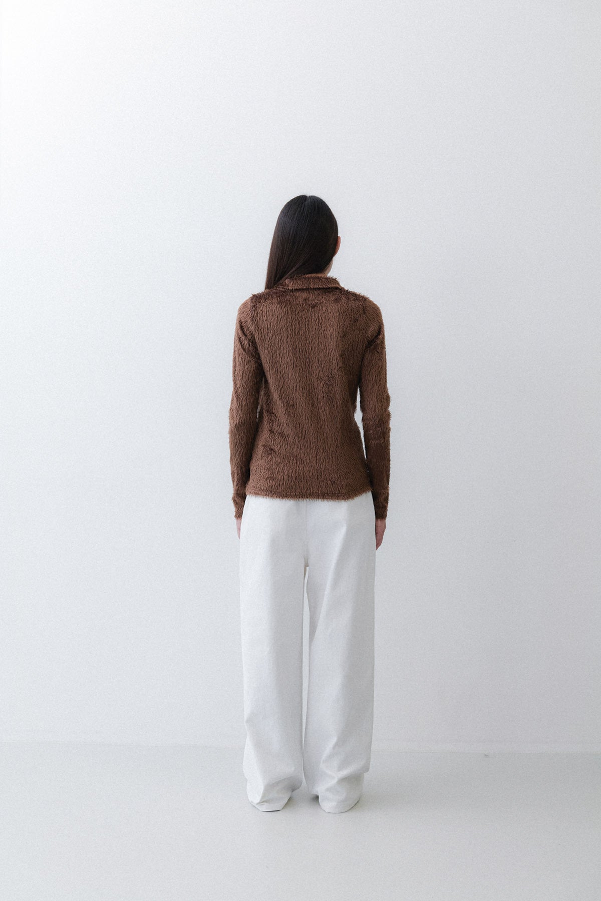 STITCHED DENIM - PEACHED IVORY