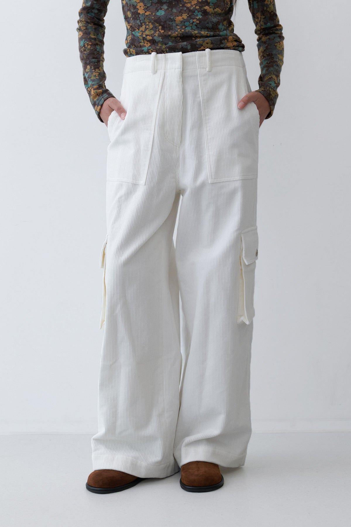 CARGO PANTS - IVORY