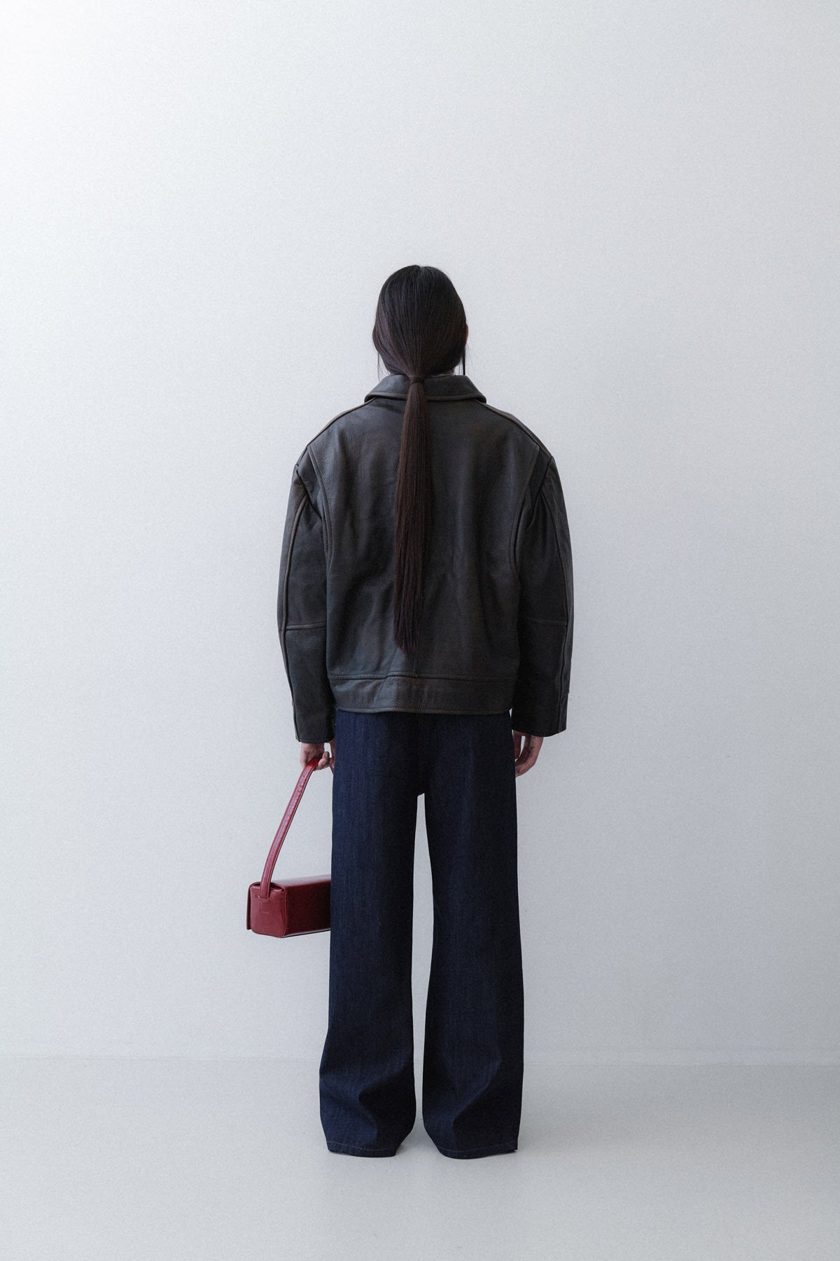 LEATHER JACKET - BROWN