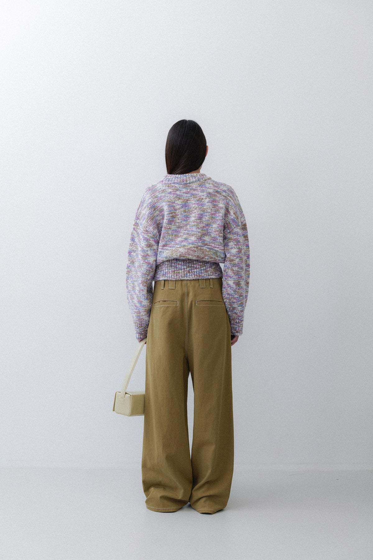 STITCHED DENIM - OLIVE