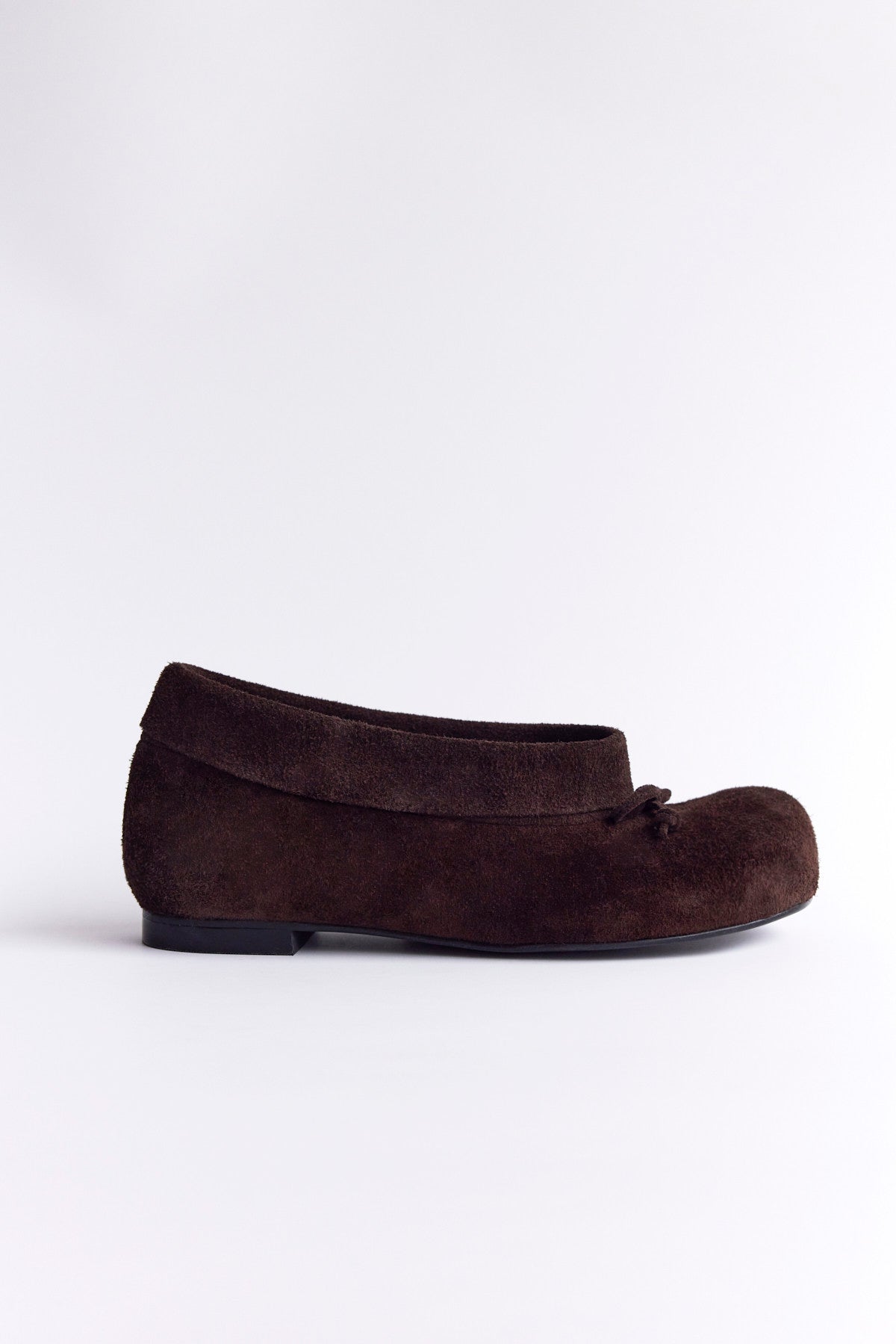 DUMPLING SHOE - SUEDE BROWN