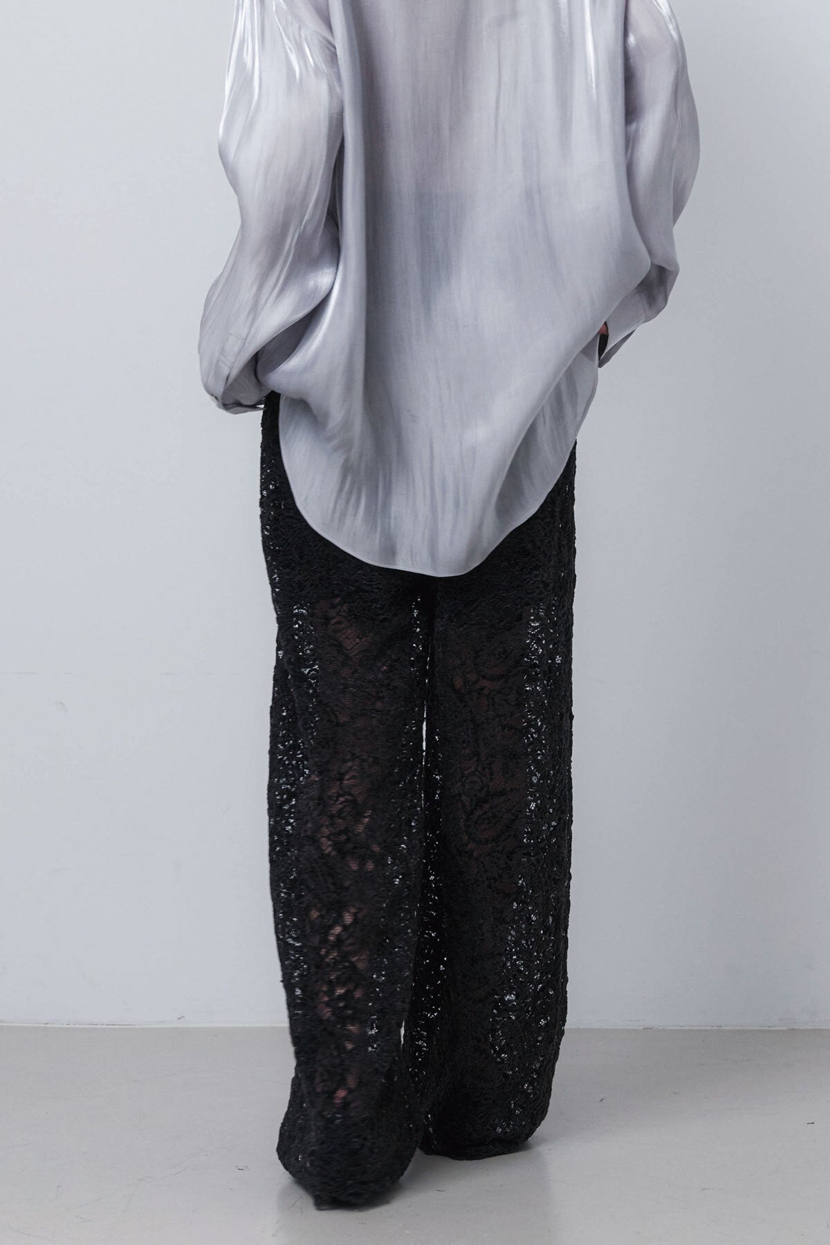 JACQUARD LONG PANTS - ANTHRACITE