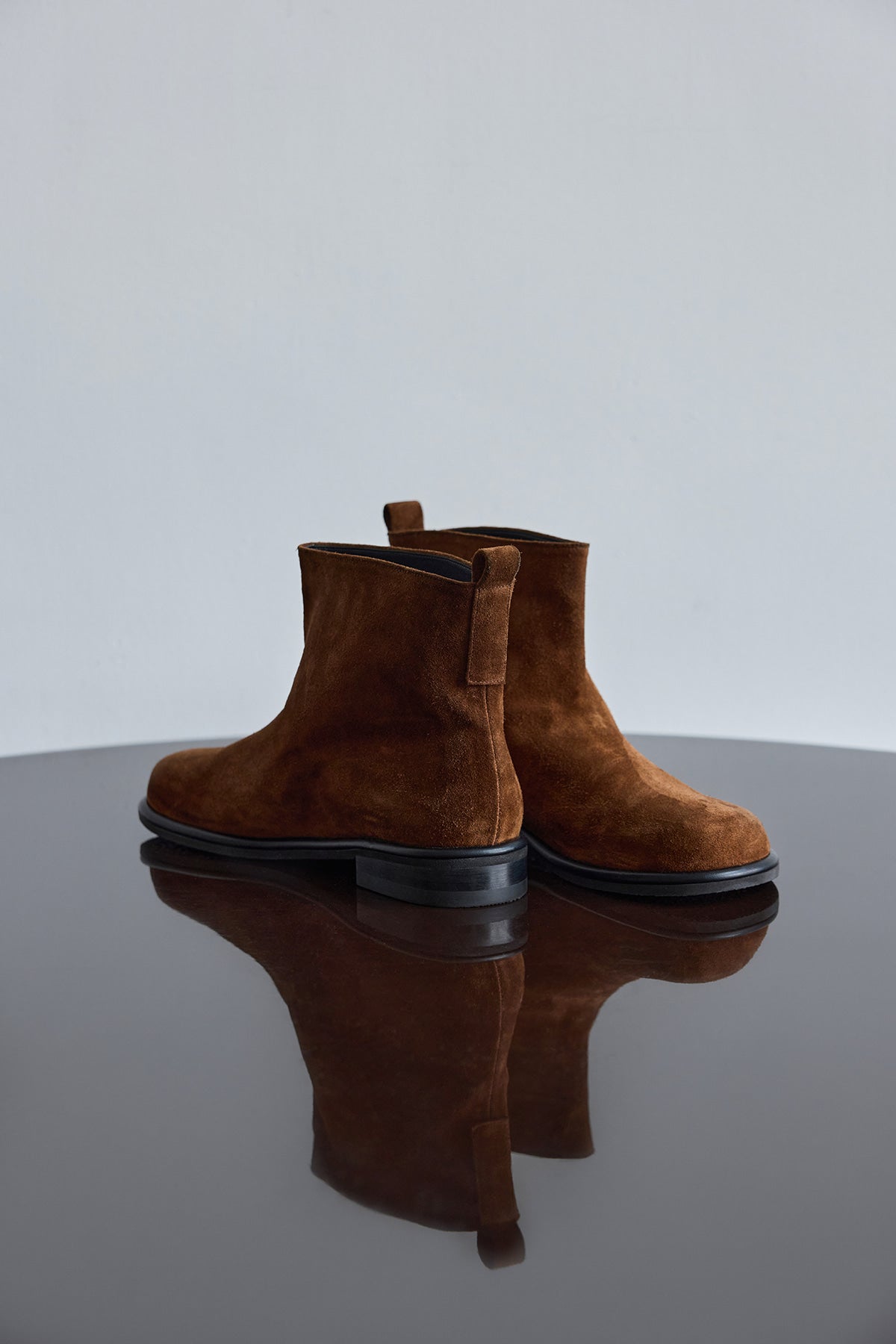 NOUVO ANKLE - SUEDE COGNAC