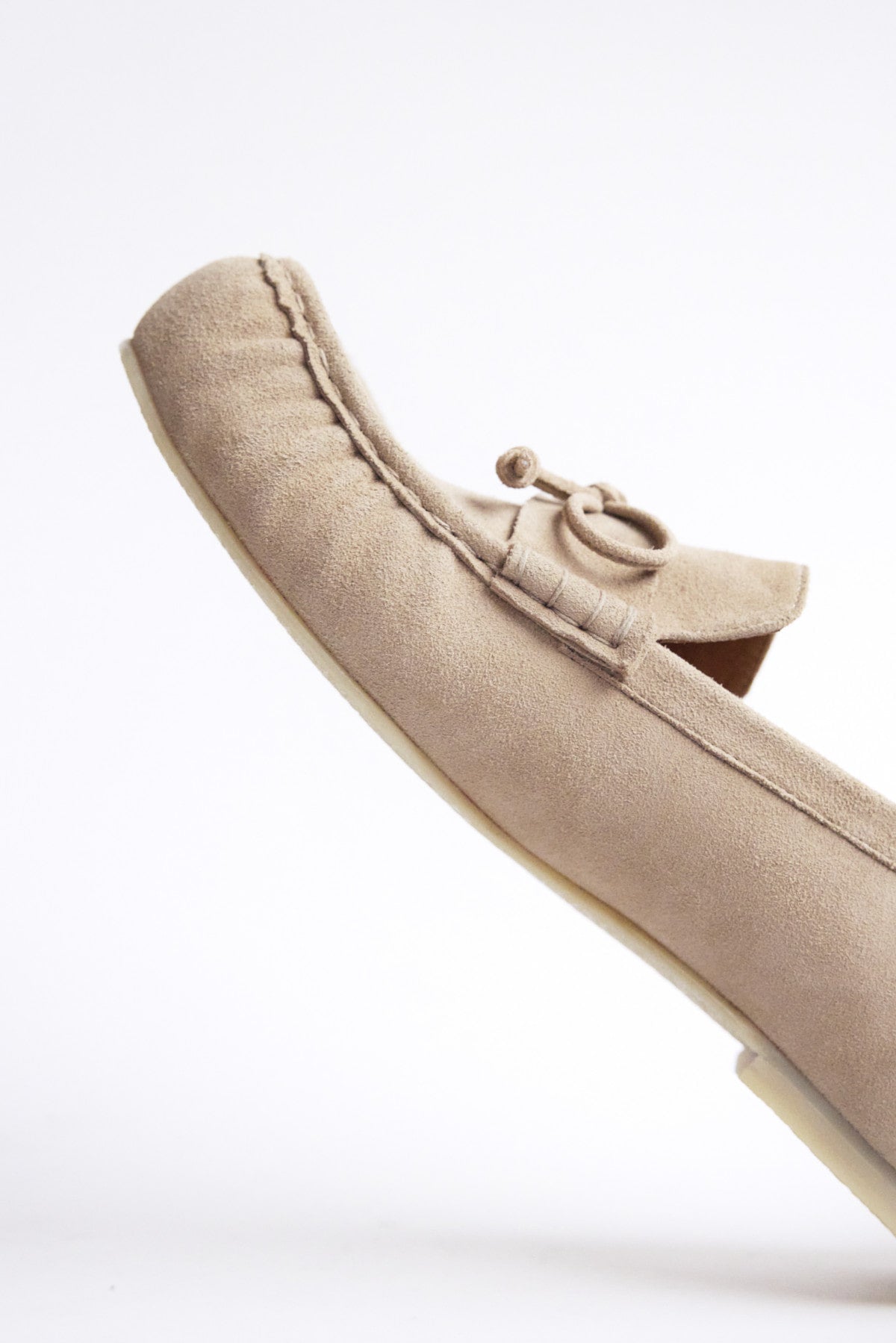 WRINKLED LOAFER TOE - DEEP BEIGE