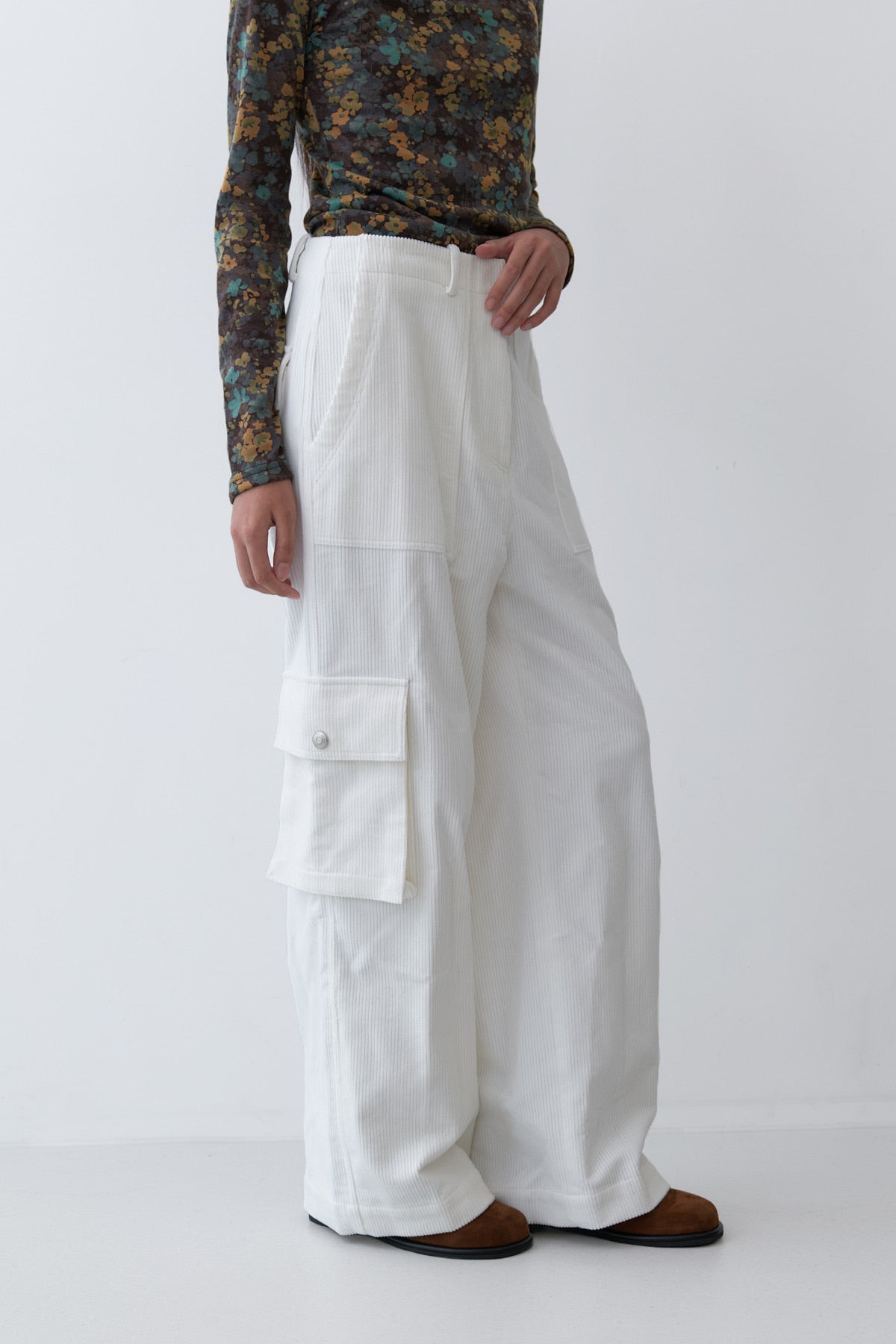 CARGO PANTS - IVORY