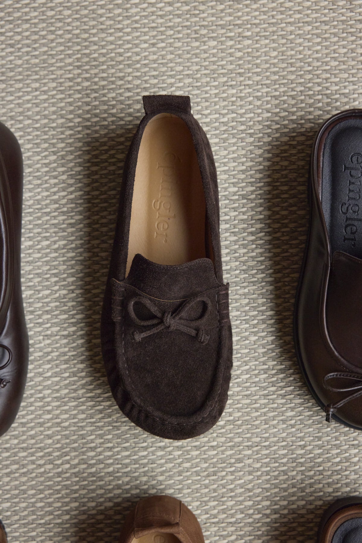 WRINKLED LOAFER TOE - SUEDE BROWN