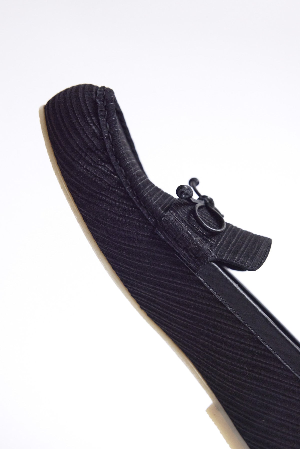 WRINKLED LOAFER TOE - NUBUCK CORDUROY