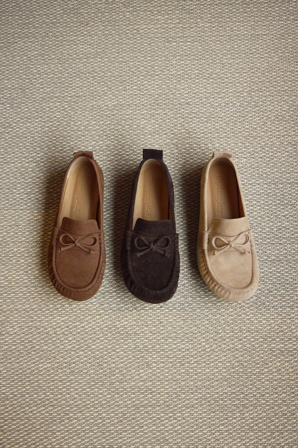 WRINKLED LOAFER TOE - SUEDE CAMEL
