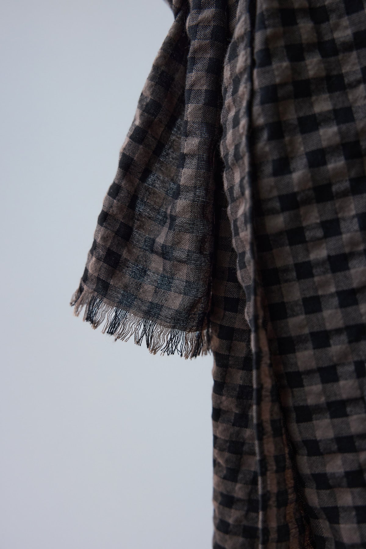 CHECK SCARF - OREO CHECK