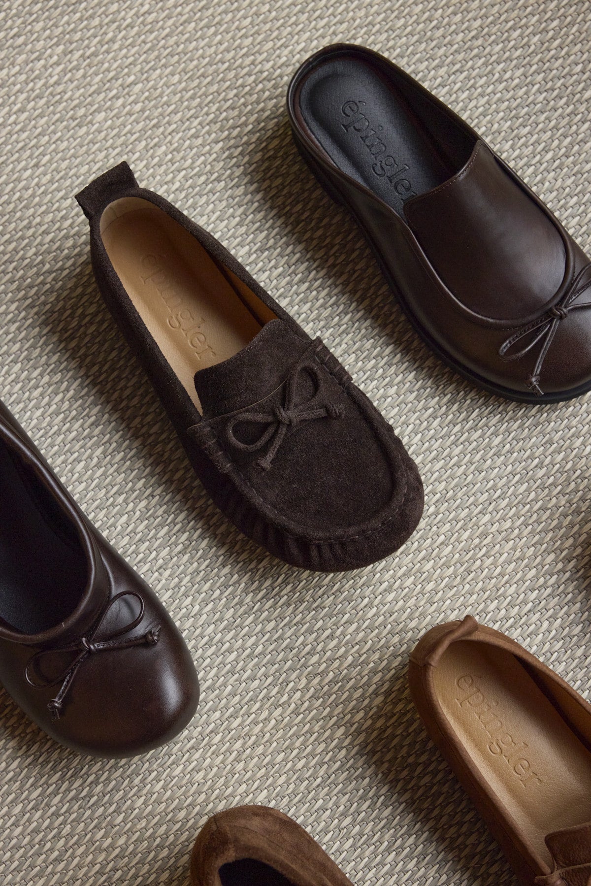 WRINKLED LOAFER TOE - SUEDE BROWN