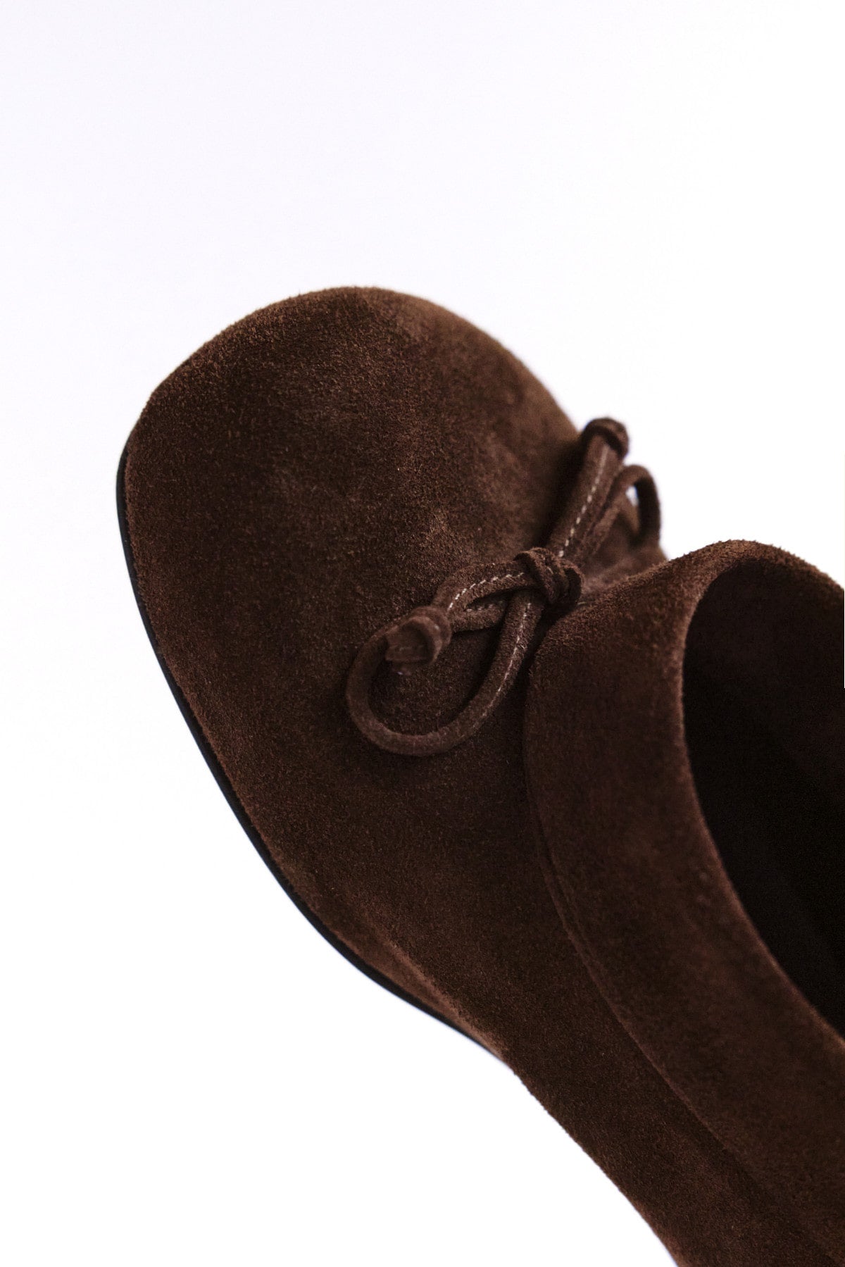 DUMPLING SHOE - SUEDE CAMEL