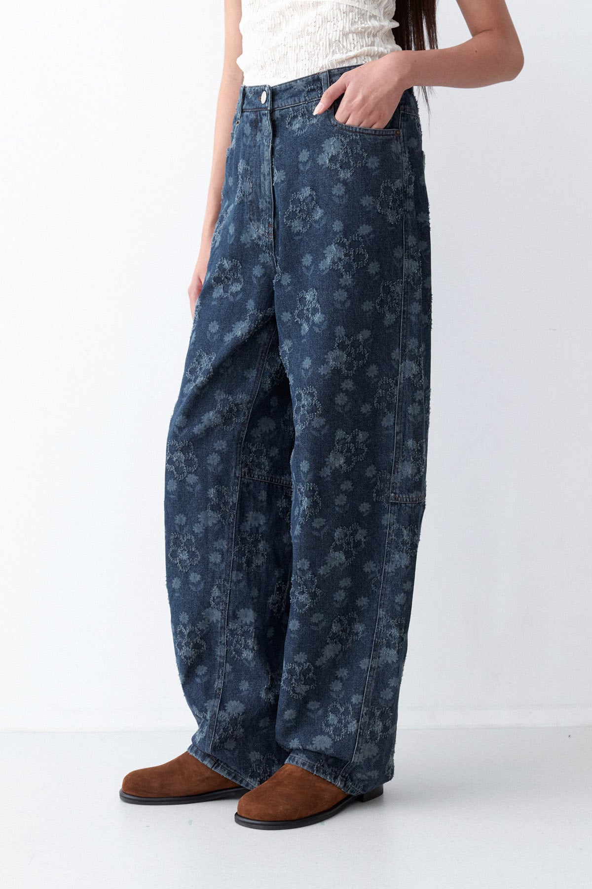 [RESTOCK - EARLY NOVEMBER DELIVERY] FLOWER DENIM - TIN BLUE