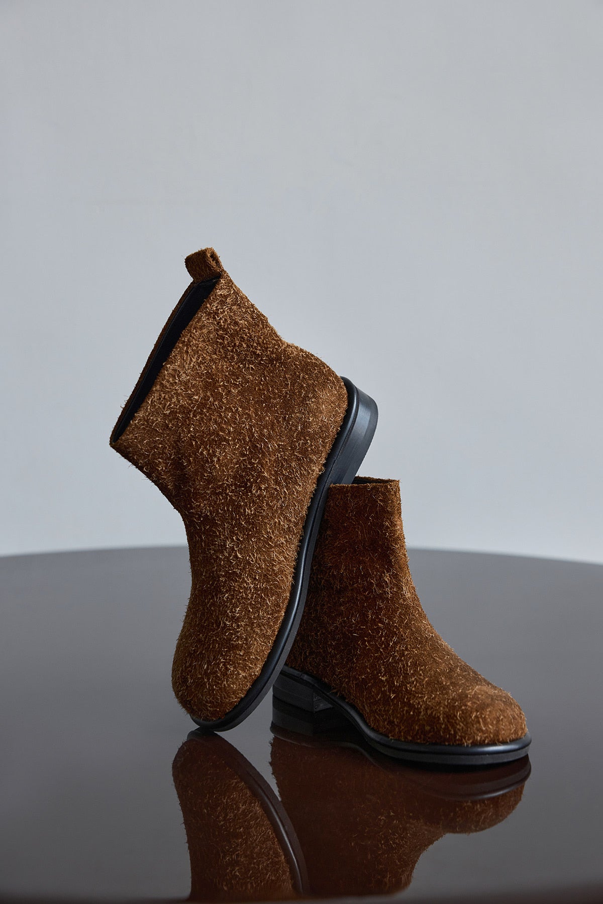 NOUVO ANKLE - HAIRY BROWN
