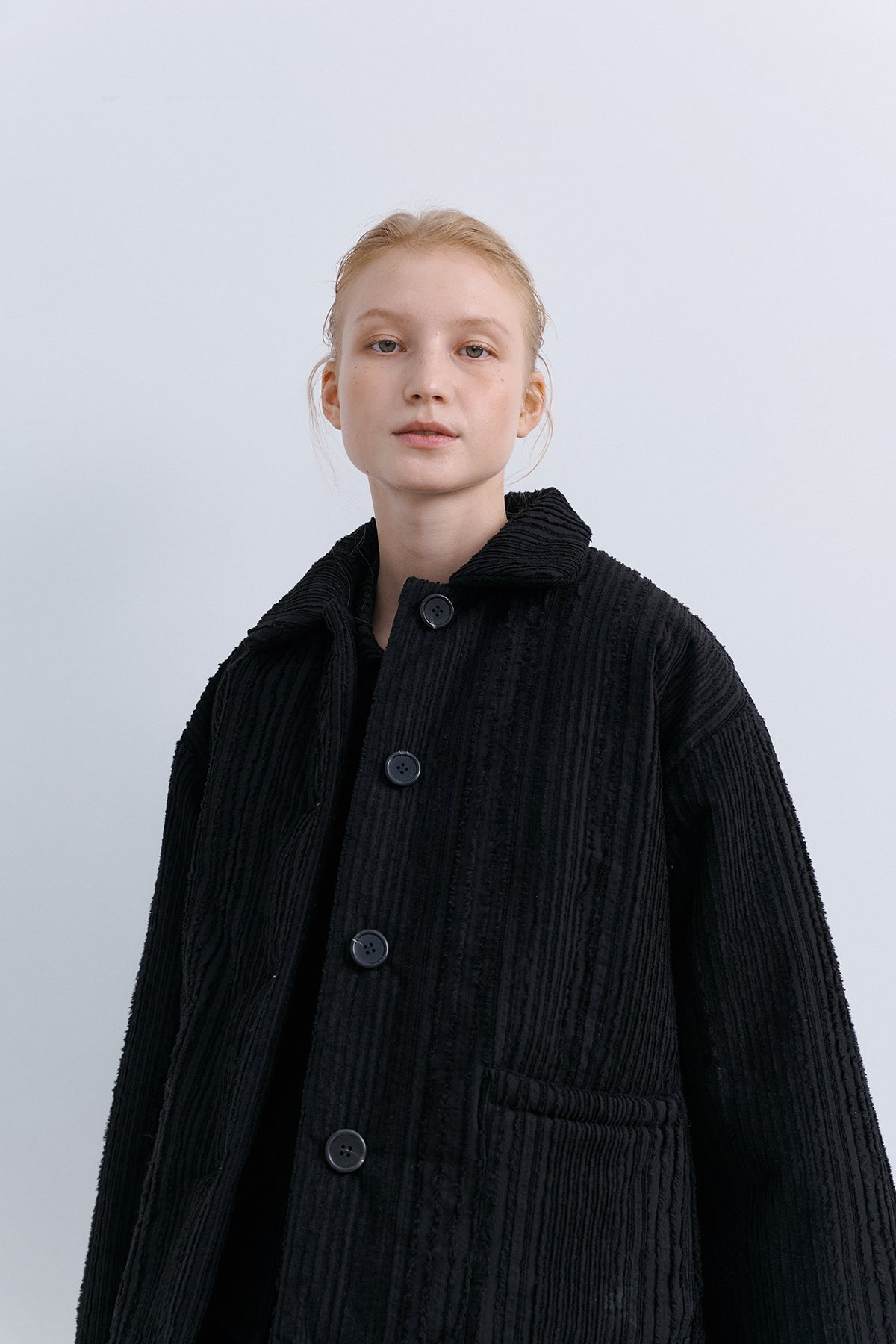 ORIGAMI QUILTED JACKET - BLACK
